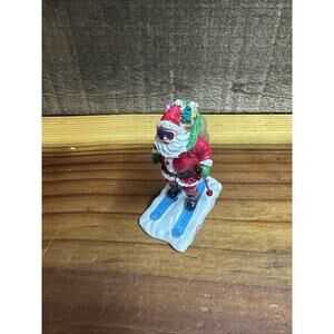 Lemax Santa Skiing Christmas Village
